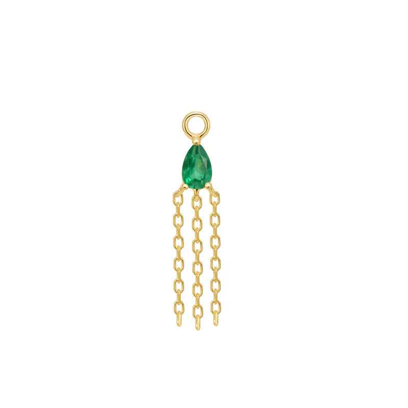 Veronika Mini Charm Colored Gemstone — Modern Mood