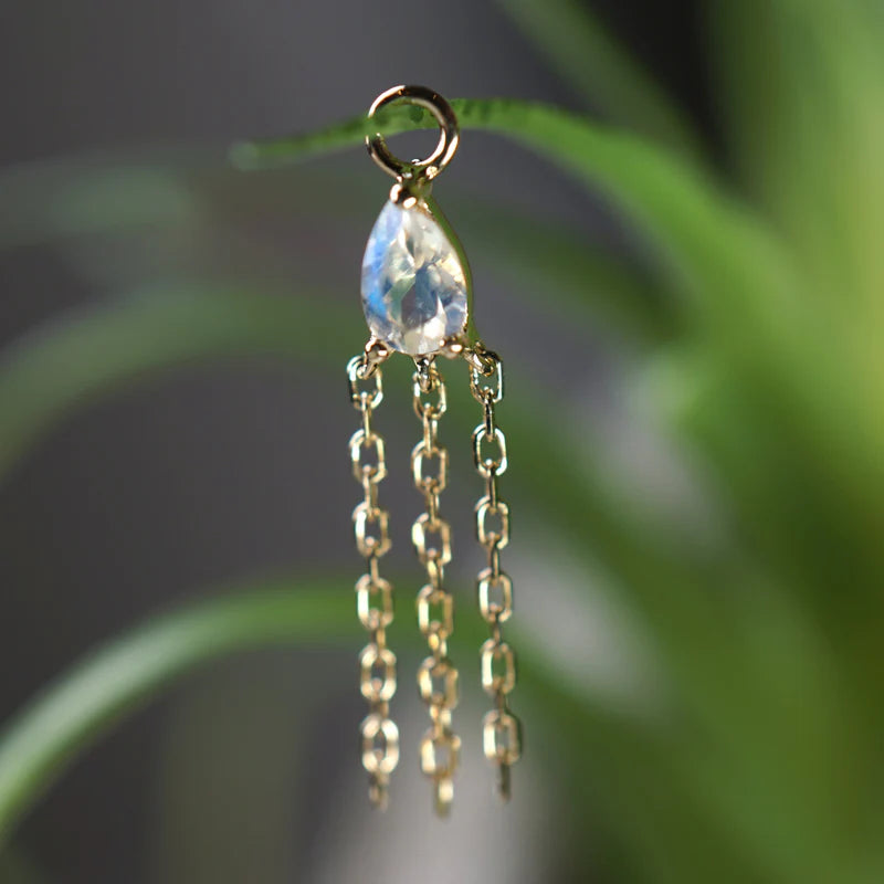 Veronika Mini Charm Colored Gemstone — Modern Mood