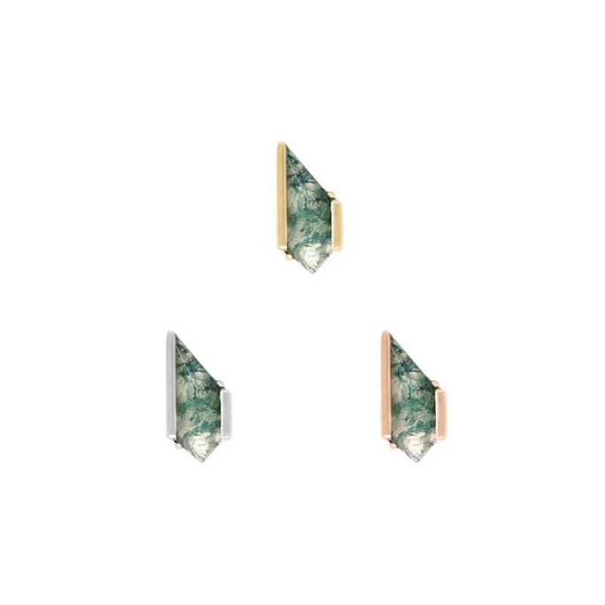 Vinyl with Moss Agate — Buddha