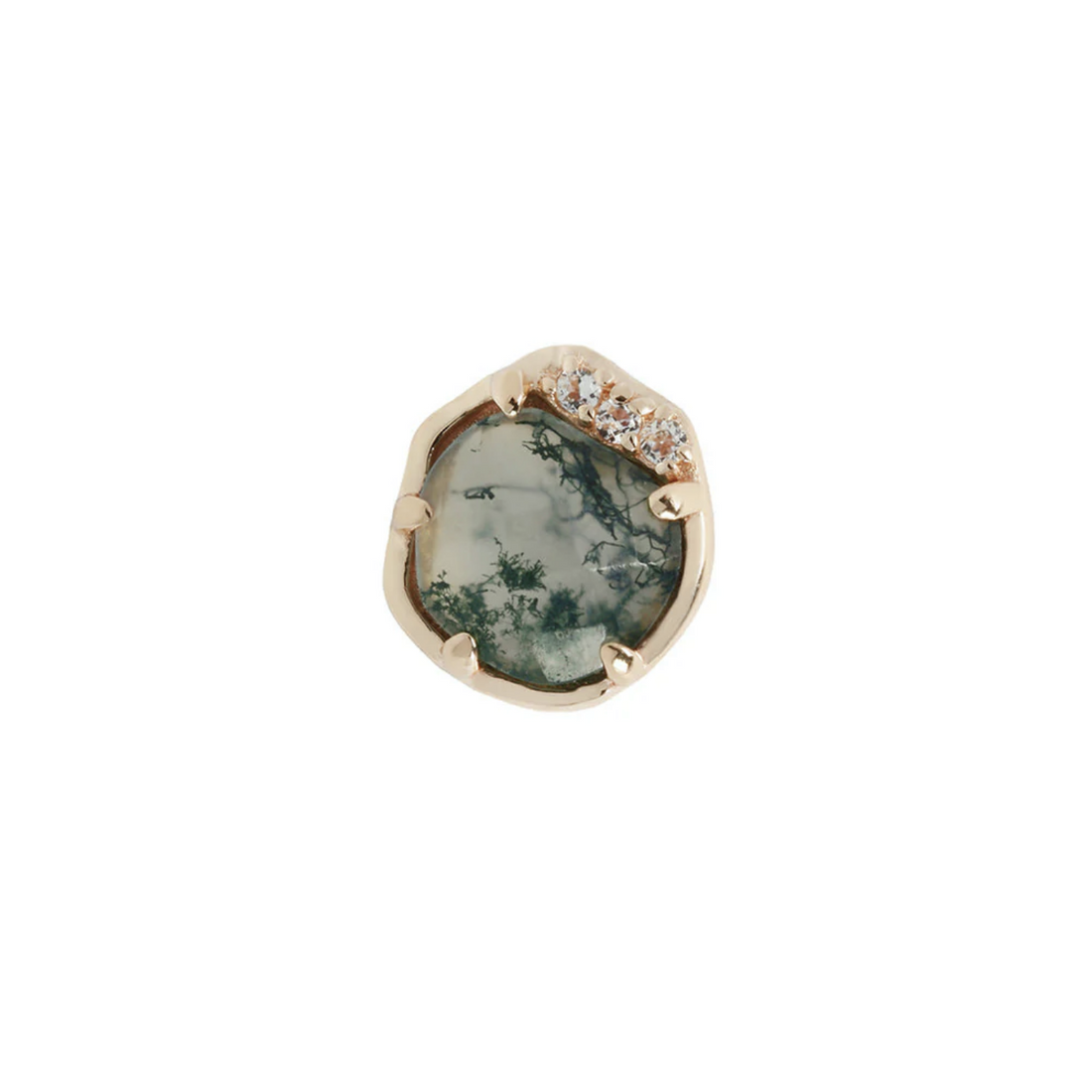 Vision with Moss Agate — Buddha