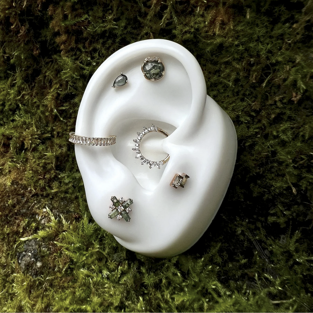 Vision with Moss Agate — Buddha