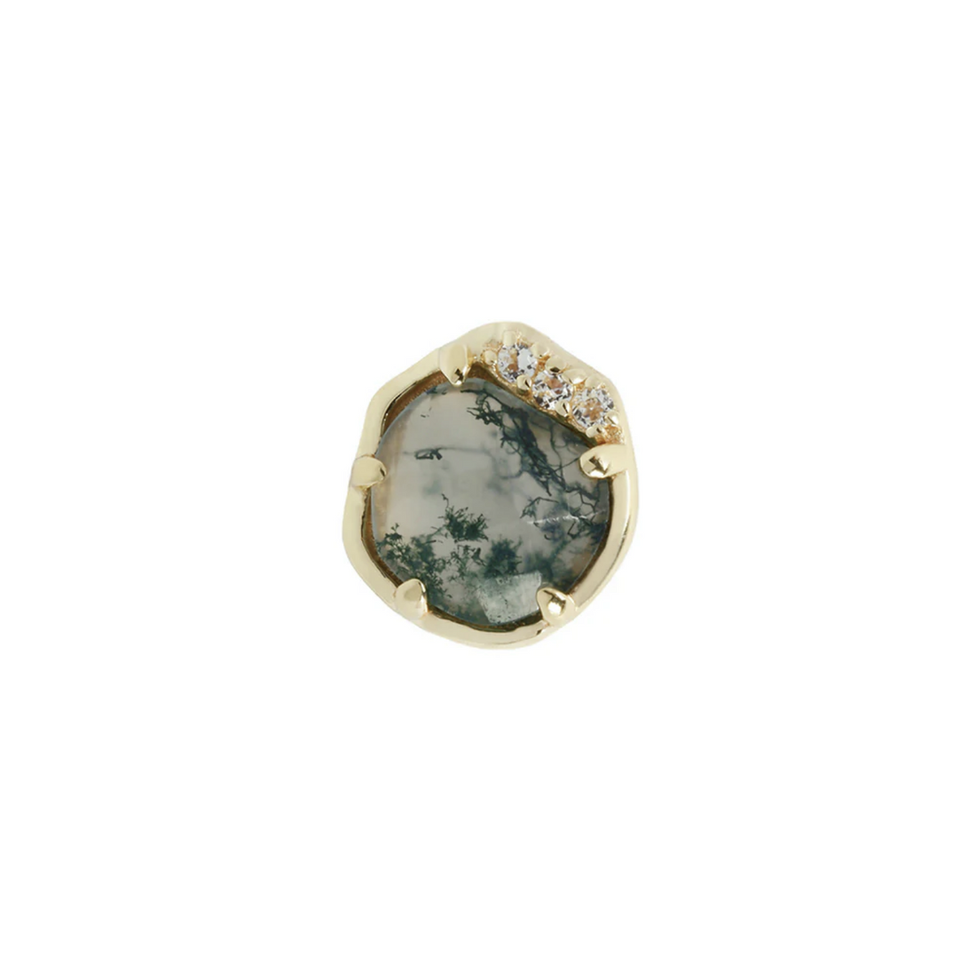 Vision with Moss Agate — Buddha