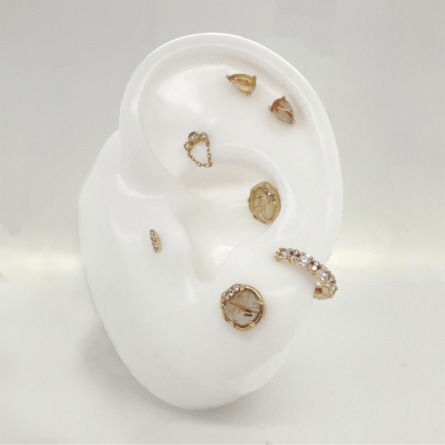 Vision with Rutilated Quartz and White Topaz From Buddha