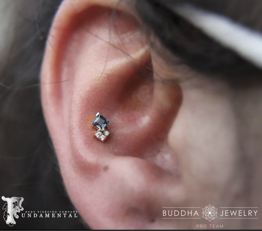 Vivienne London Blue Topaz — Buddha