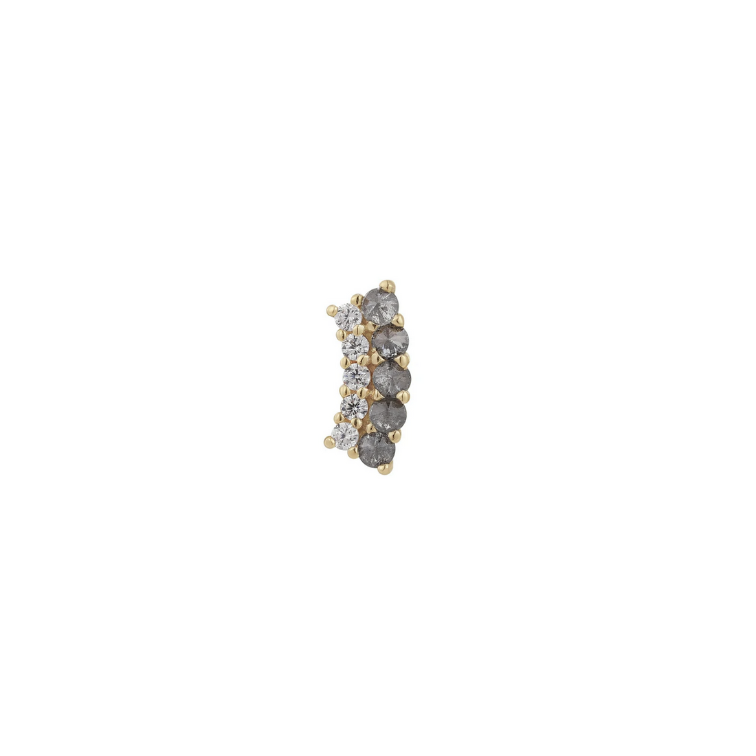 Whisper + Shout Grey Diamond and CZ — Buddha