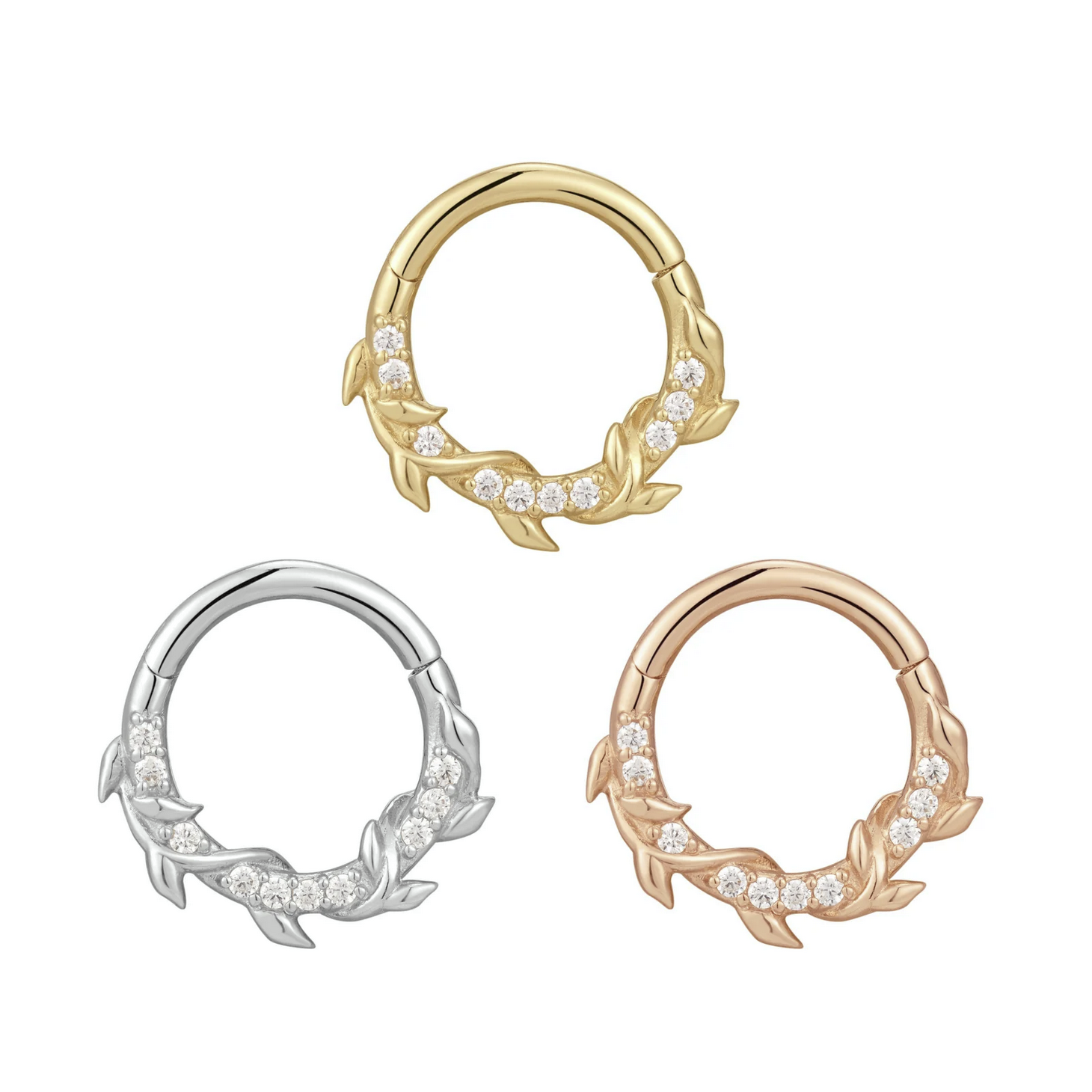 Wild Hearts Clicker with CZ From Buddha