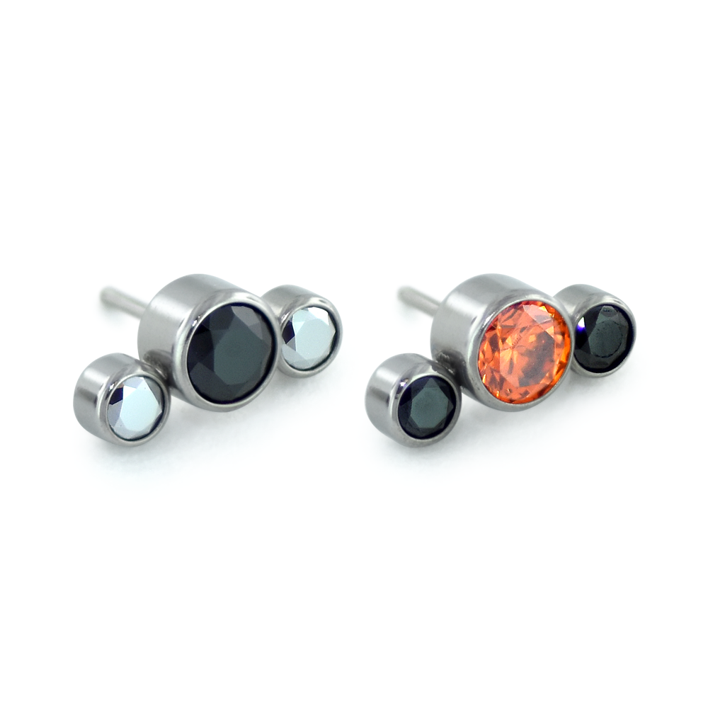 Halloween Faceted Curved Clusters
