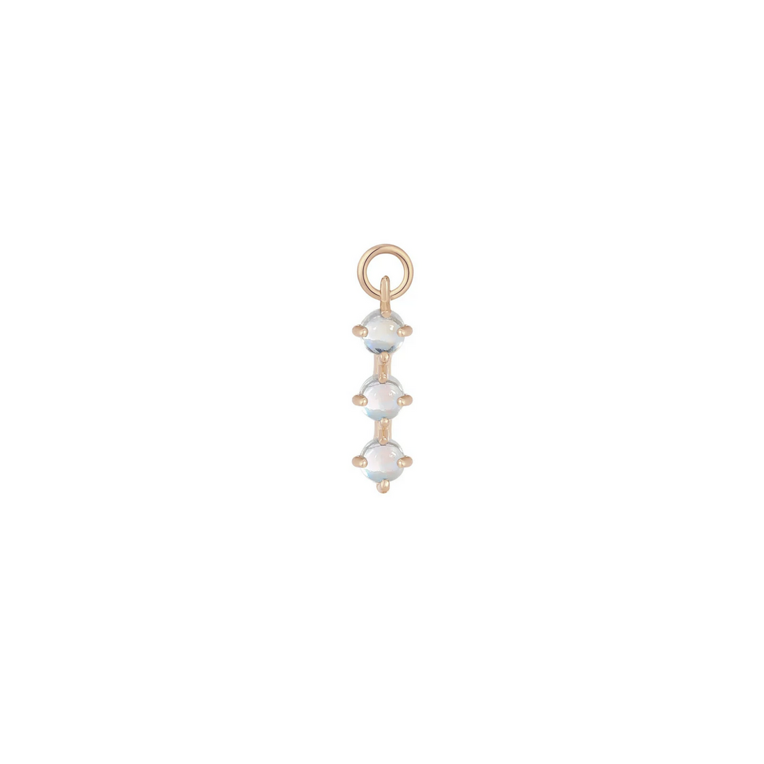 XOXO Charm with Rainbow Moonstone From Buddha