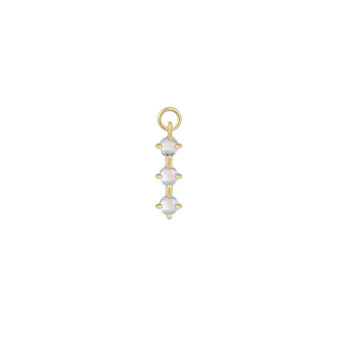 XOXO Charm with Rainbow Moonstone From Buddha