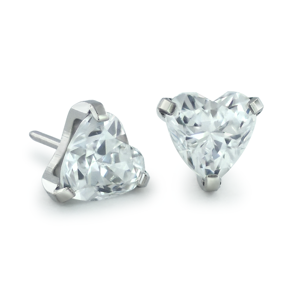 Heart-Shaped Gem End