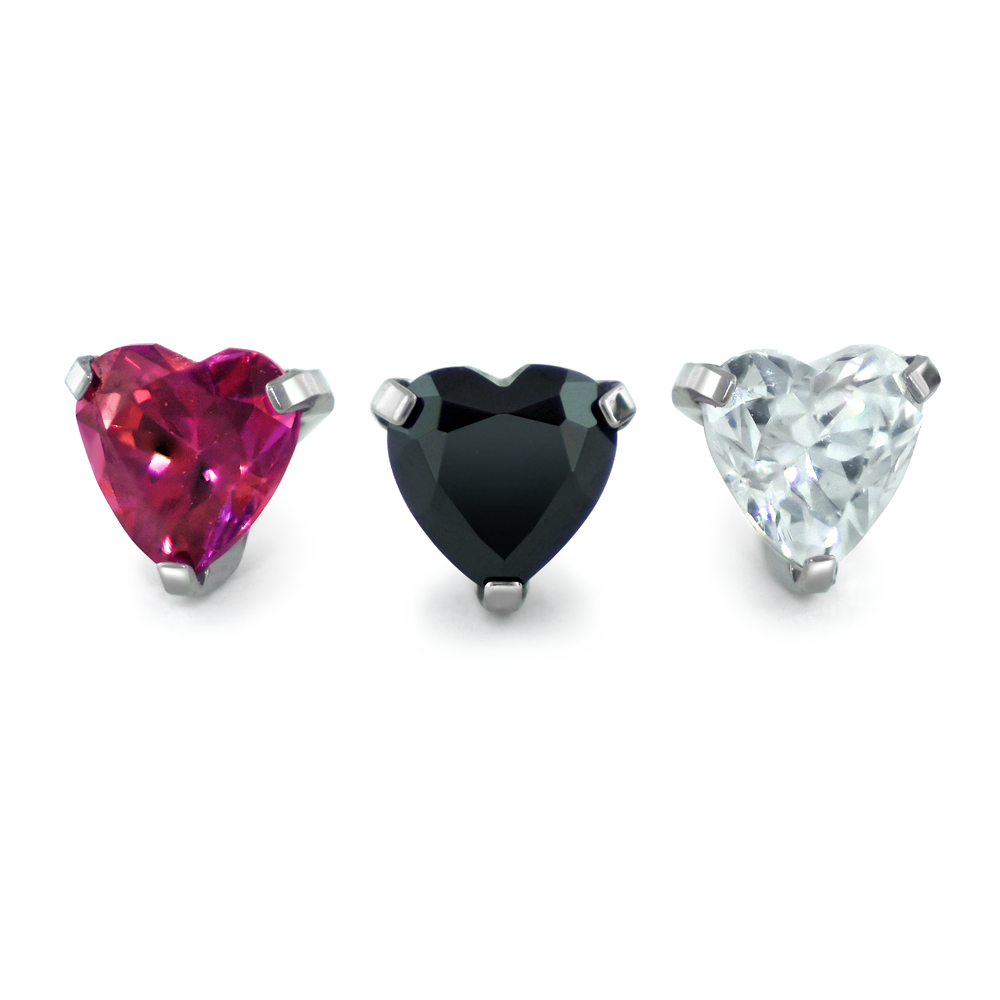 Heart-Shaped Gem End