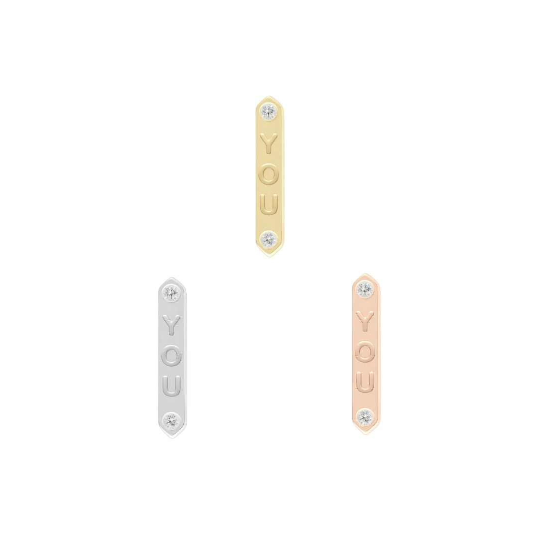 "YOU" with Diamond - Buddha Jewelry