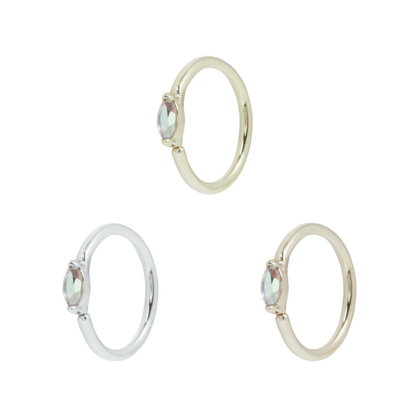 Zuri Seam Ring with Mercury Mist Topaz — Buddha