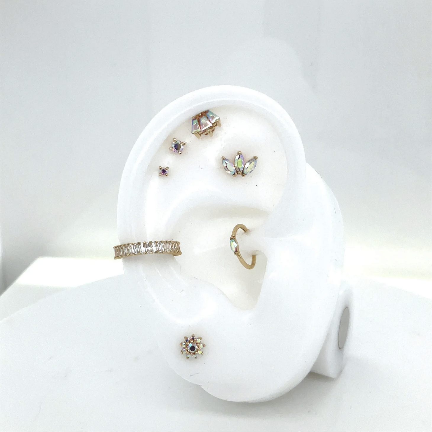 Zuri Seam Ring with Mercury Mist Topaz — Buddha