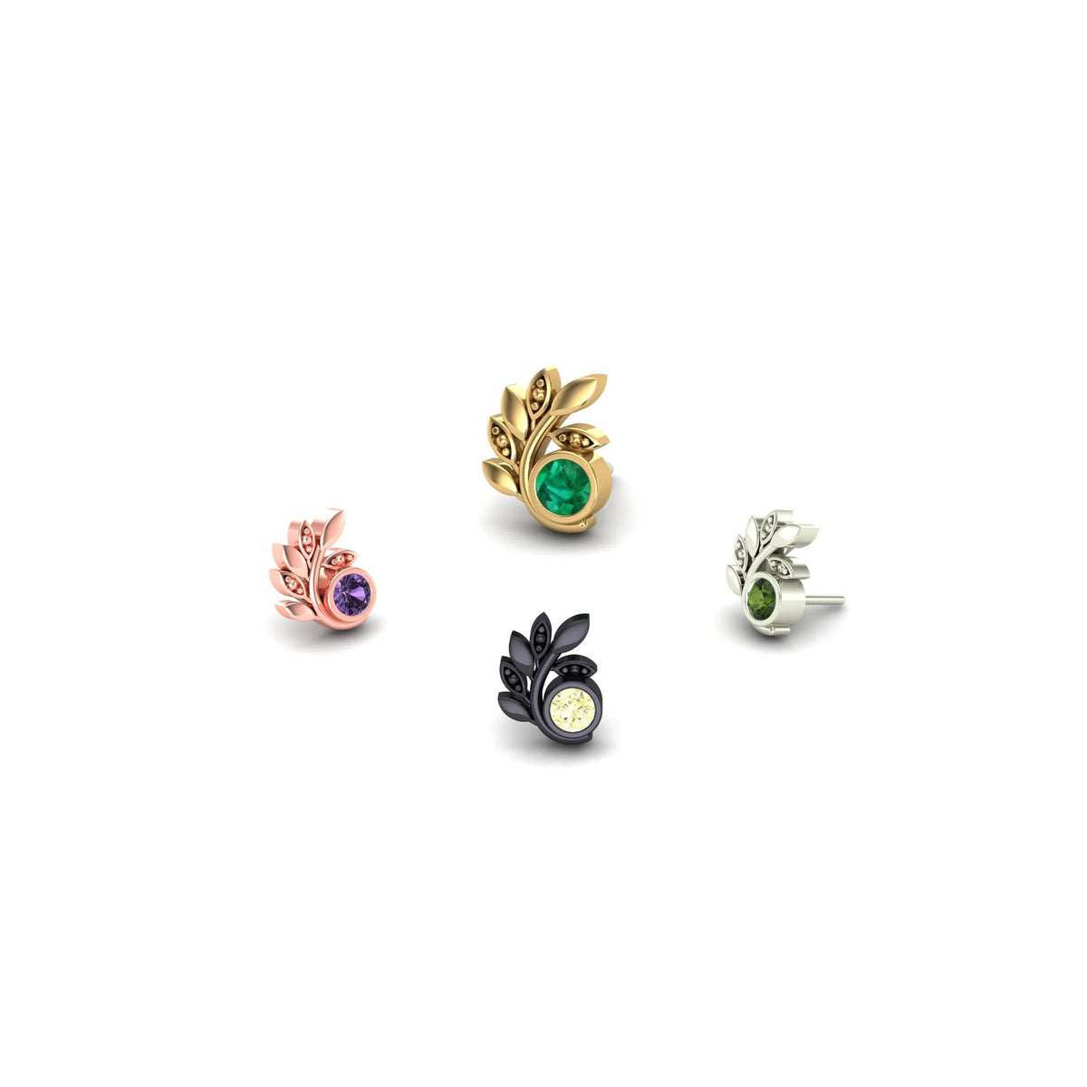 Wreath with Gemstone by M.US.HROOM — alternate view 2