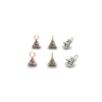 Triangle Prong Charm by M.US.HROOM