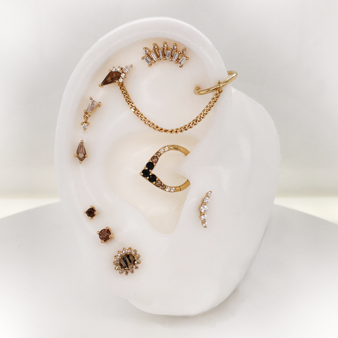 Afterglow with Smoky Quartz - Buddha Jewelry
