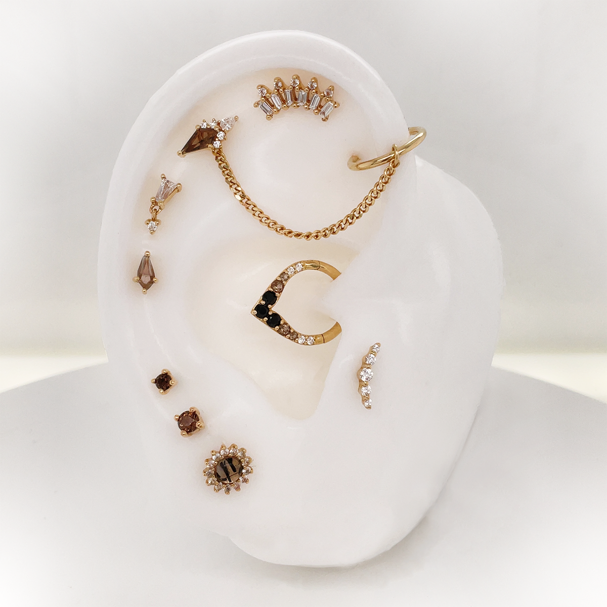 Afterglow with Smoky Quartz - Buddha Jewelry