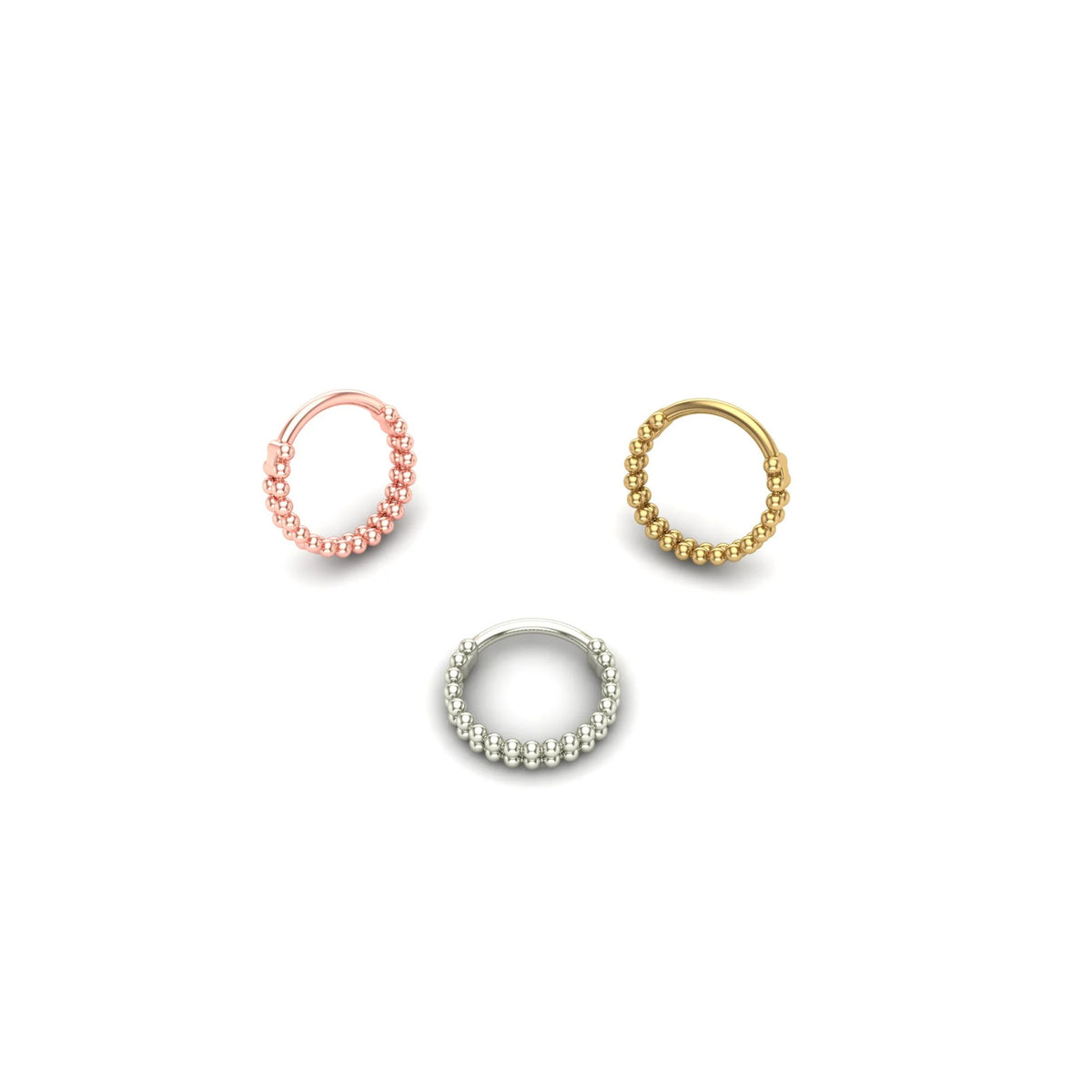 Double Row Beaded Ring by M.US.HROOM — alternate view 2