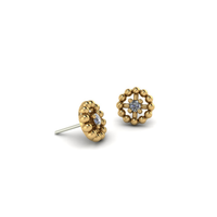 Beaded Circle With Gem — NorVoch