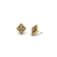 Beaded Diamond With Gem — NorVoch