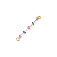 Blue and Pink Sapphire Chain — NorVoch