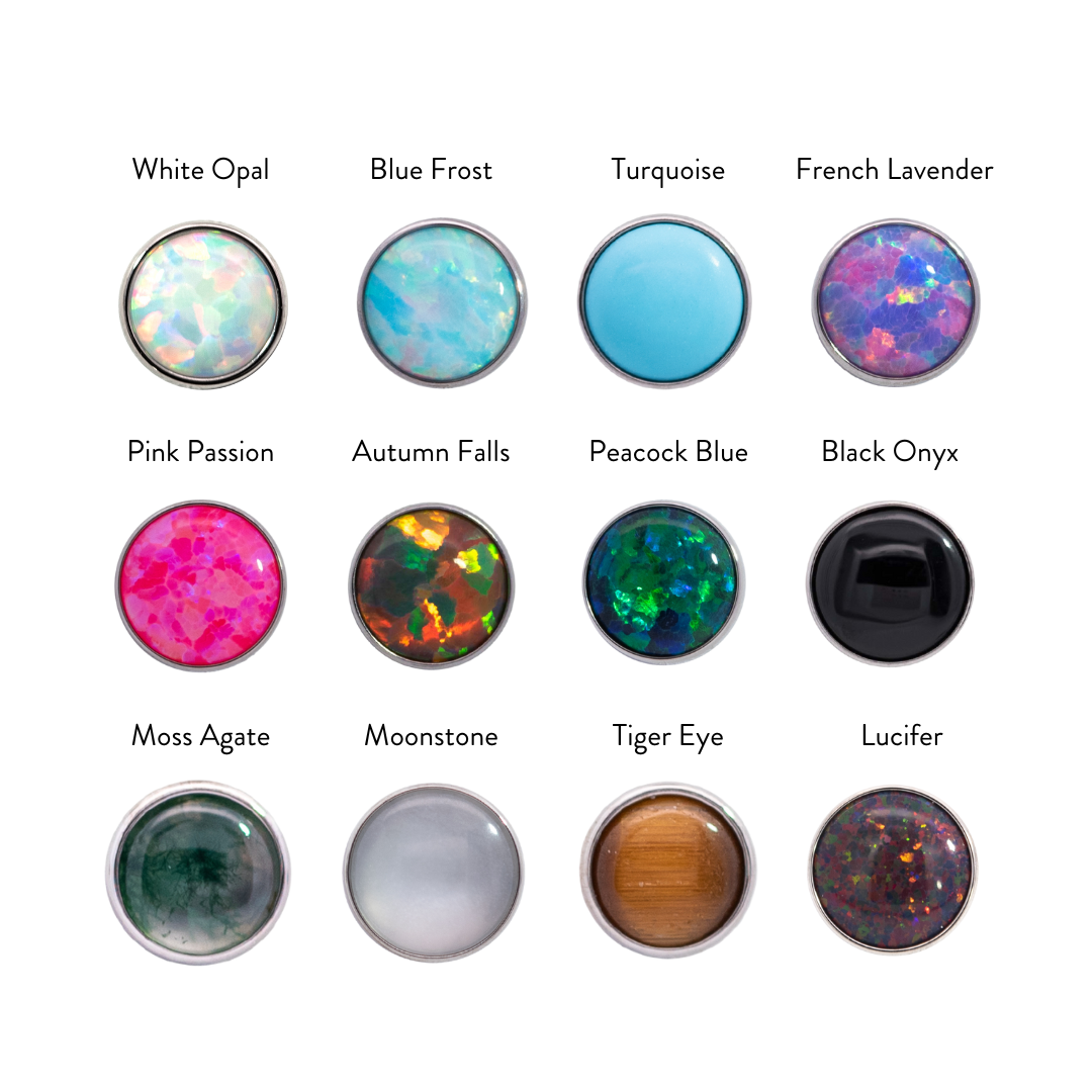 Bezel-Set Cabochon - Threadless