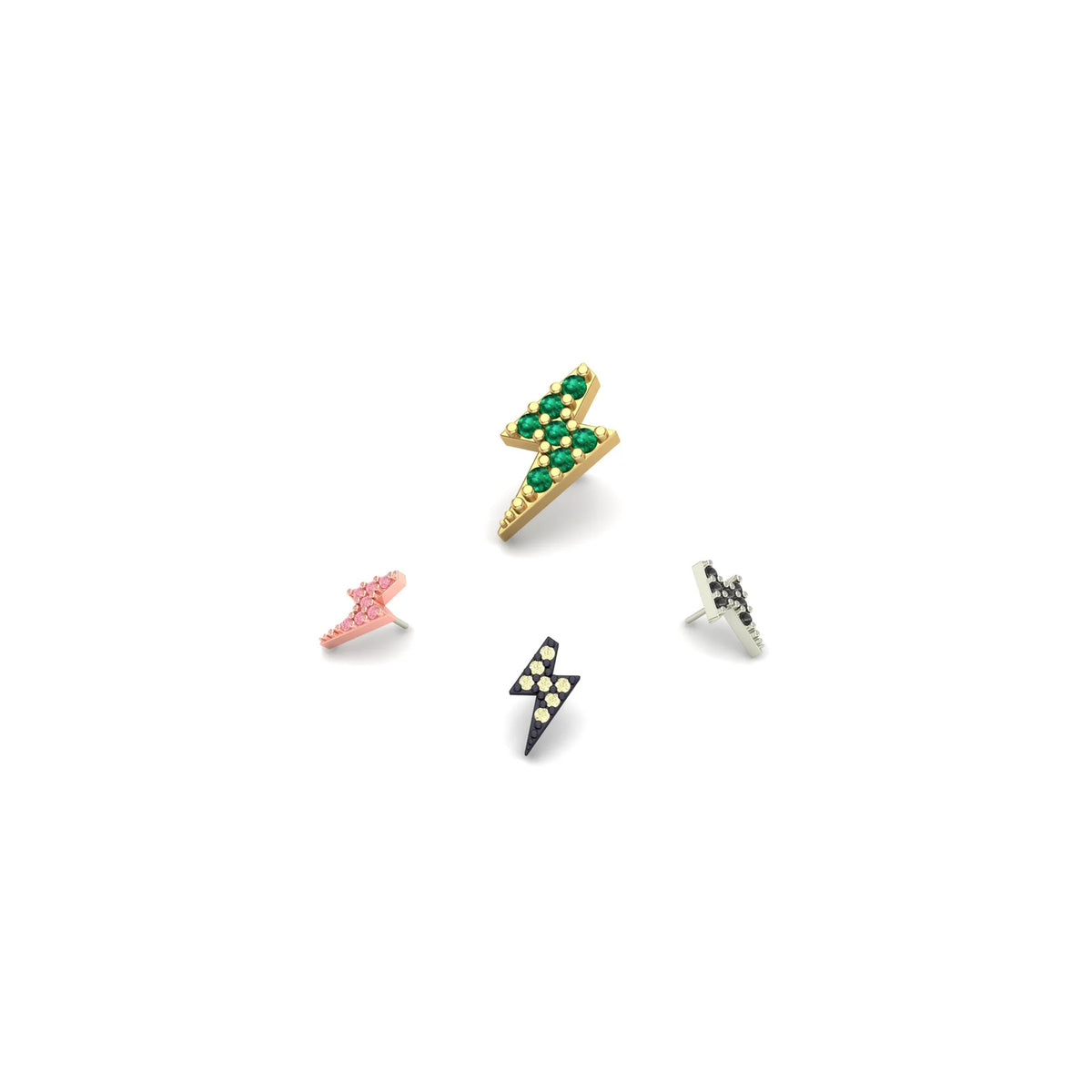 Lightning Bolt with Gemstone by M.US.HROOM — alternate view 2