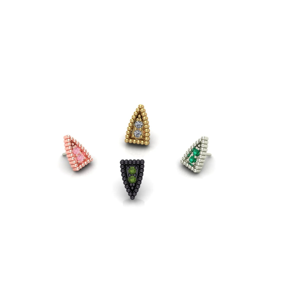Half Navette Beads by M.US.HROOM