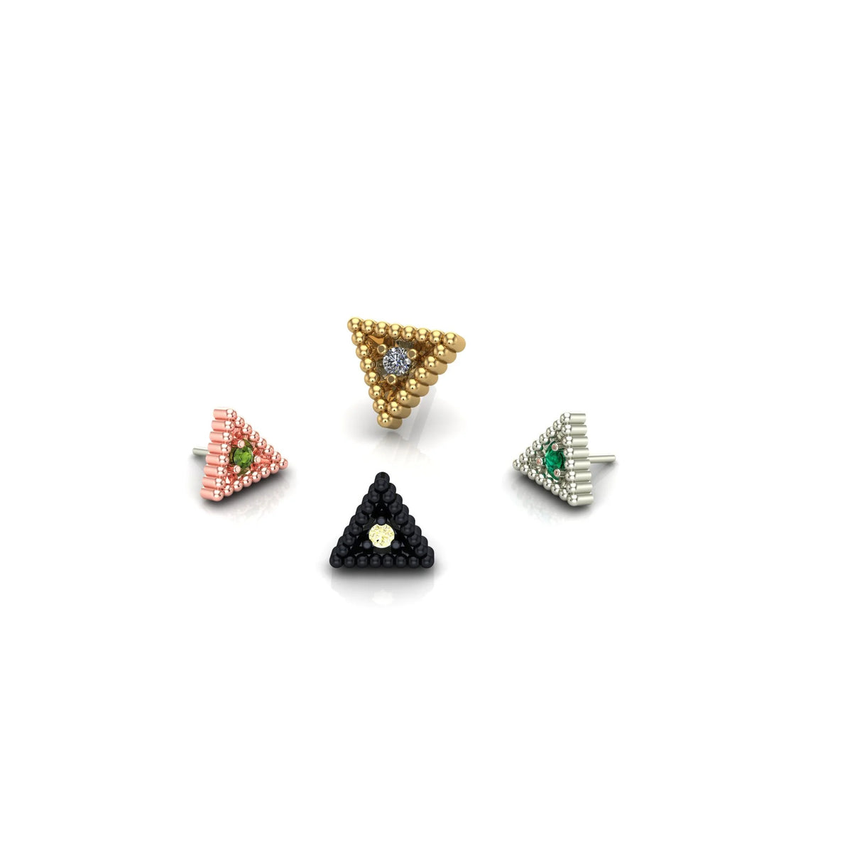 Triangle Beads by M.US.HROOM