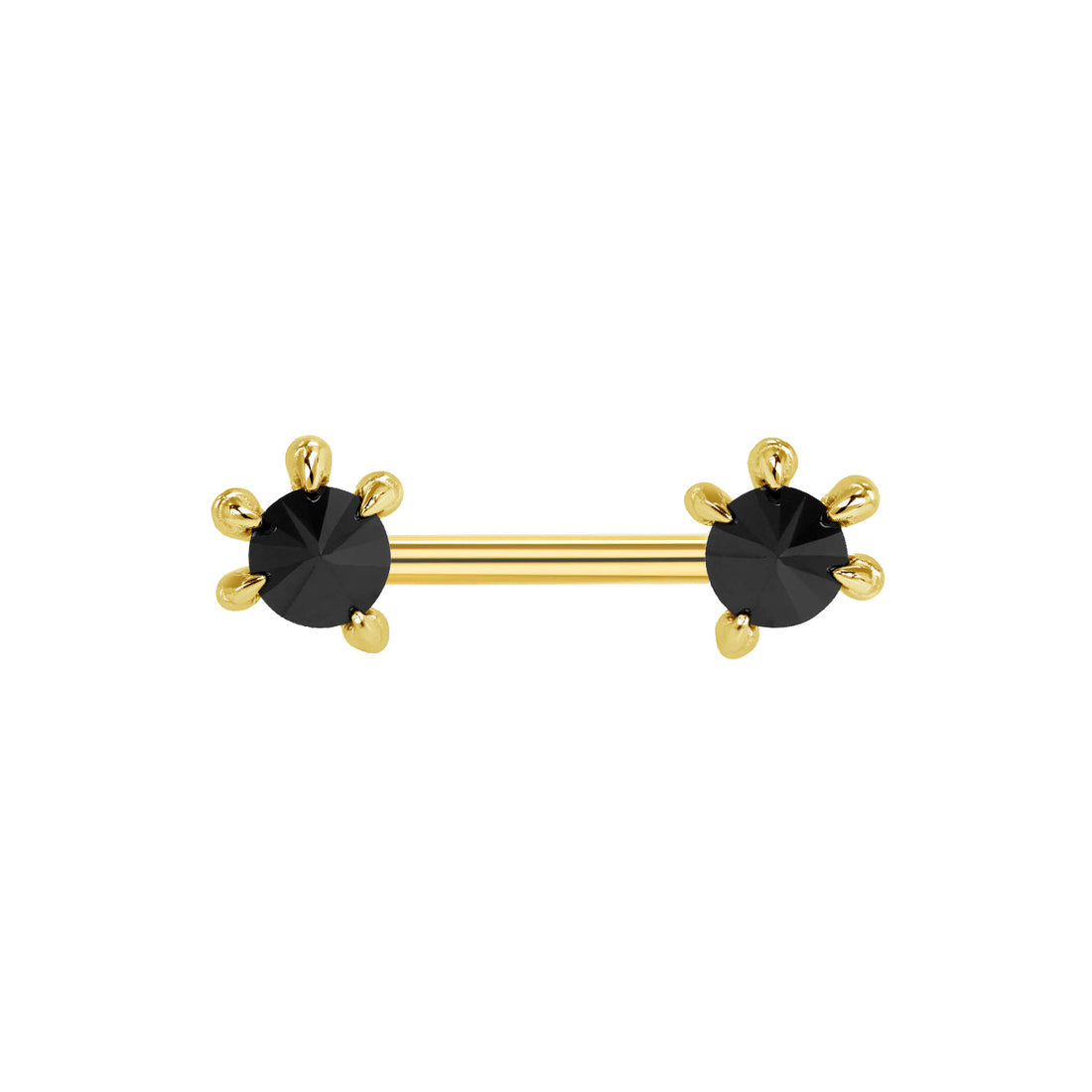 Claw with Gem Straight Barbell — NorVoch