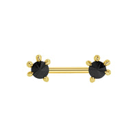 Claw with Gem Straight Barbell — NorVoch