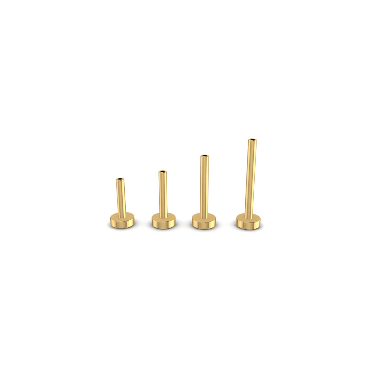 18G Threadless Classic Labret Post /backing/ by M.US.HROOM