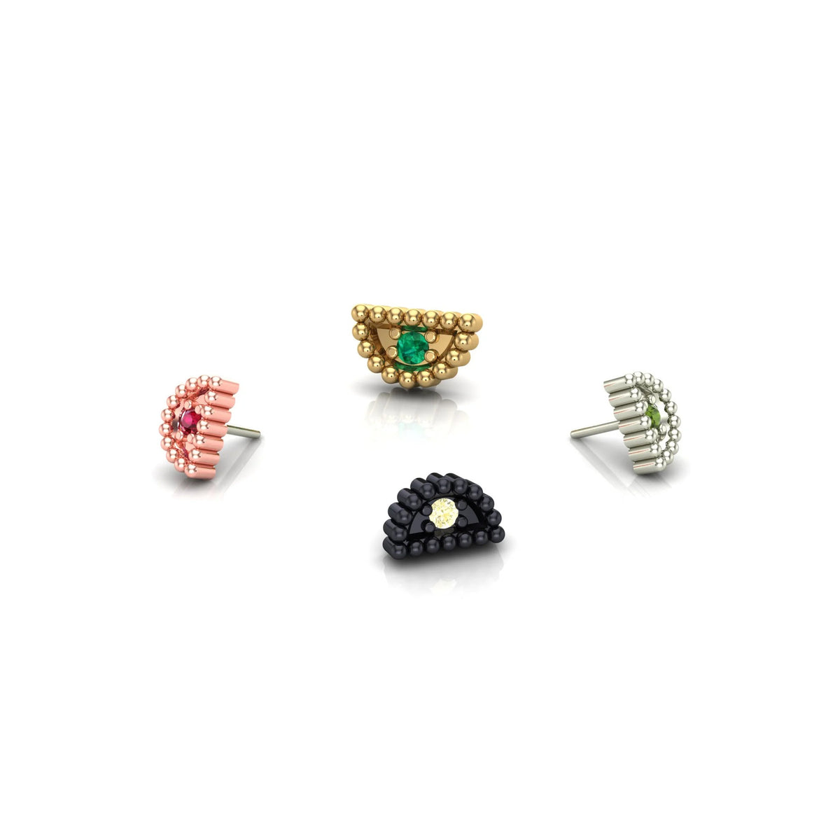 Semicircle Beads by M.US.HROOM