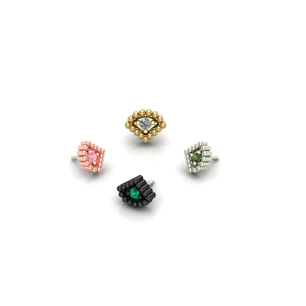 Quarter Circle Beads by M.US.HROOM