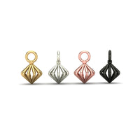 Open Diamond Charm by M.US.HROOM