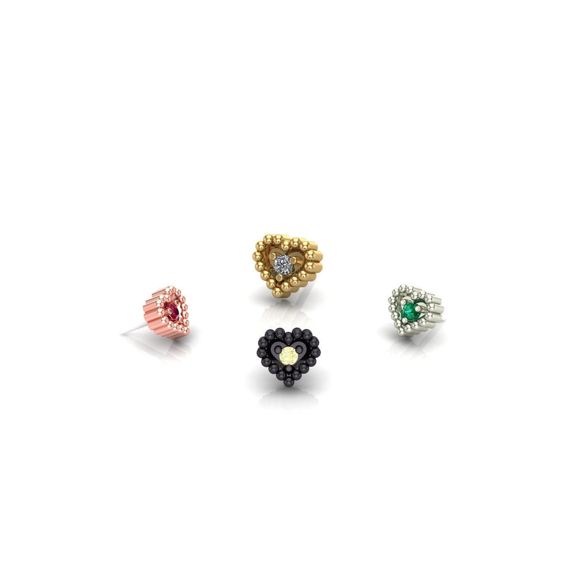 Hearts Beads by M.US.HROOM