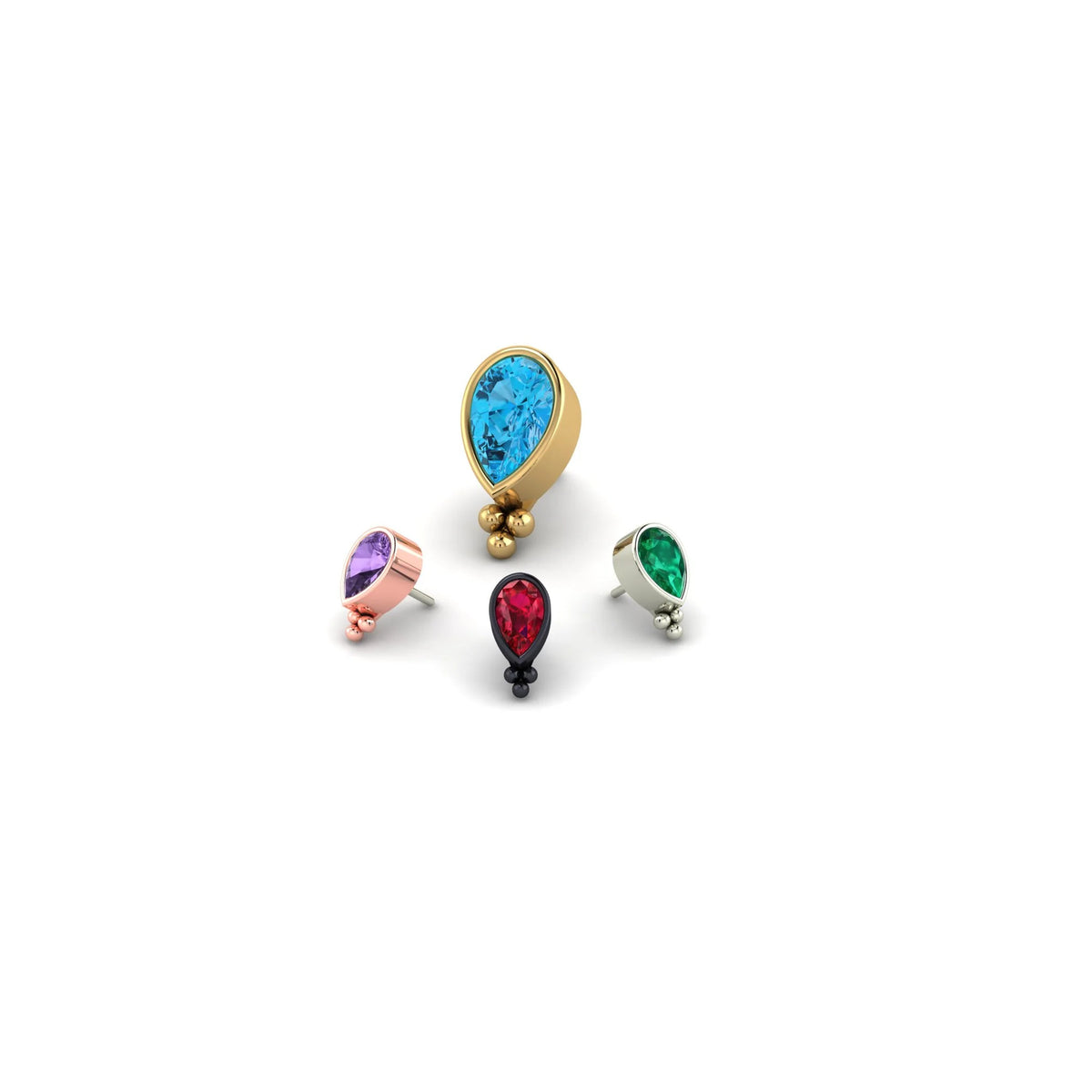 3 Ball Pear Bezel by M.US.HROOM — alternate view 2