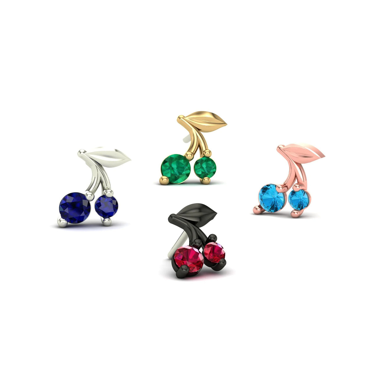 Cherry With Gemstone by M.US.HROOM