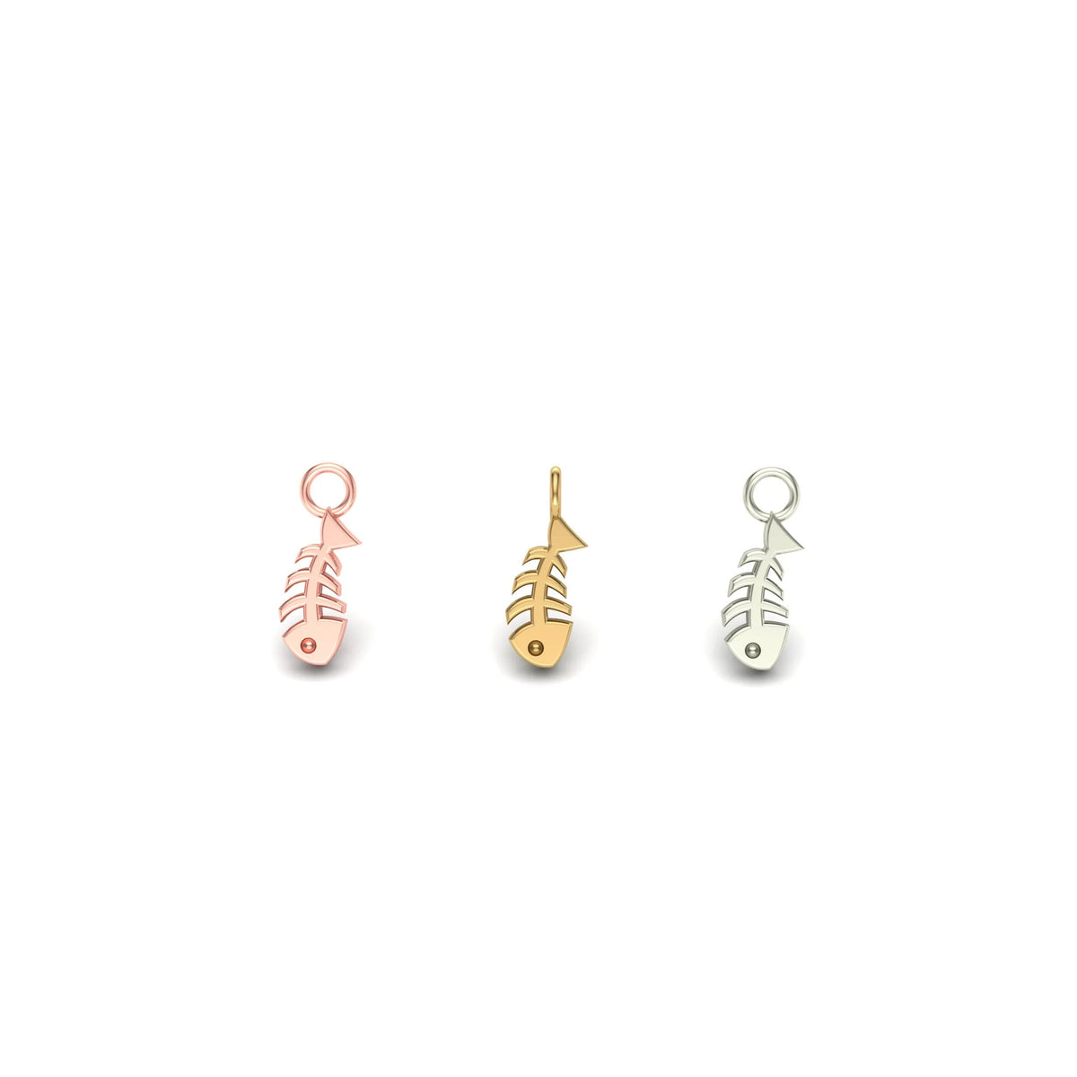 Fishbone Charm by M.US.HROOM