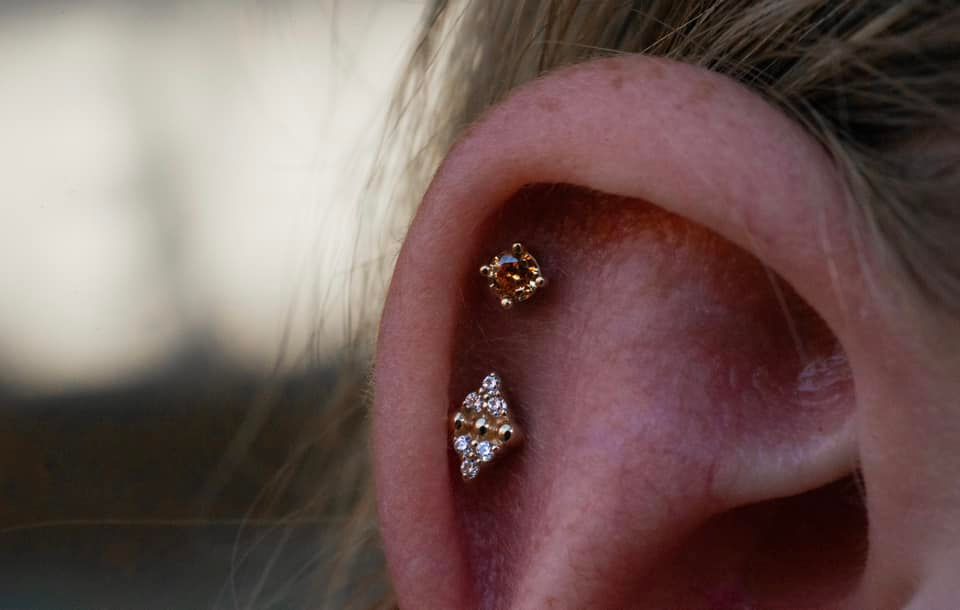 Prong Gem with Citrine - Buddha Jewelry