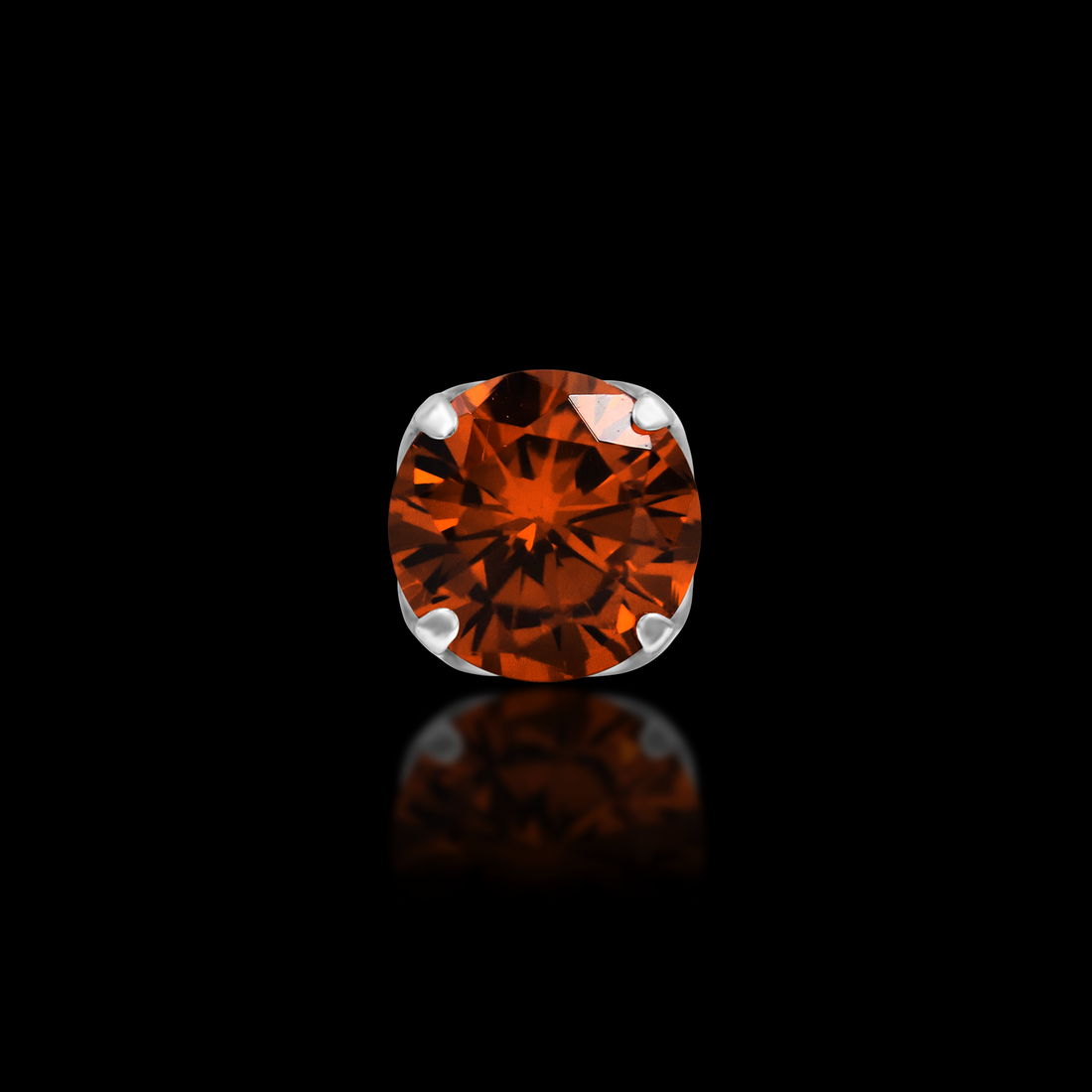 Prong-Set Gem 3 Claws - Threaded