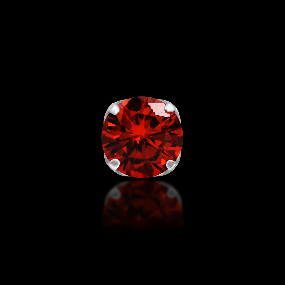Prong-Set Gem 3 Claws - Threaded
