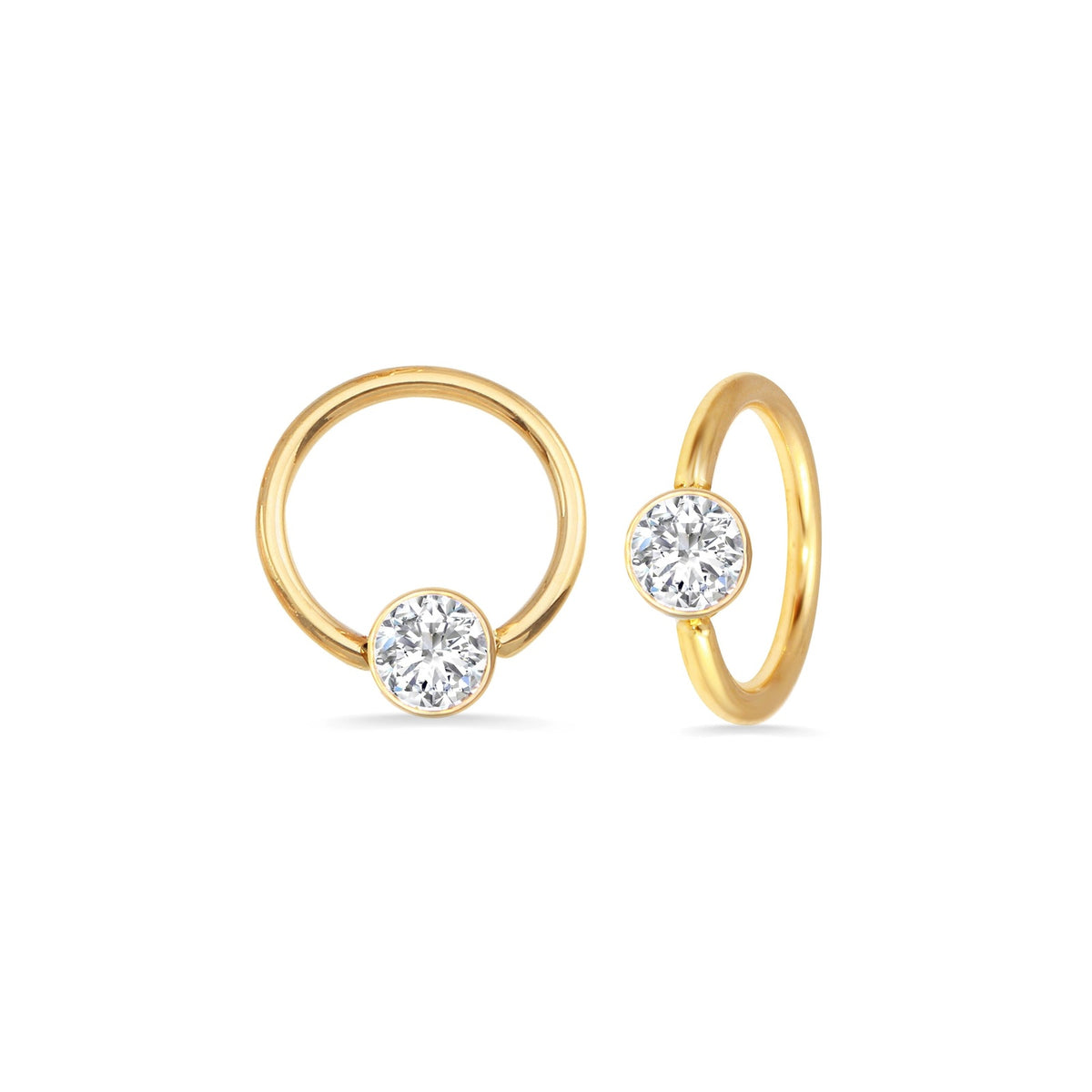 Seamless Ring With Classic Bezel — NorVoch