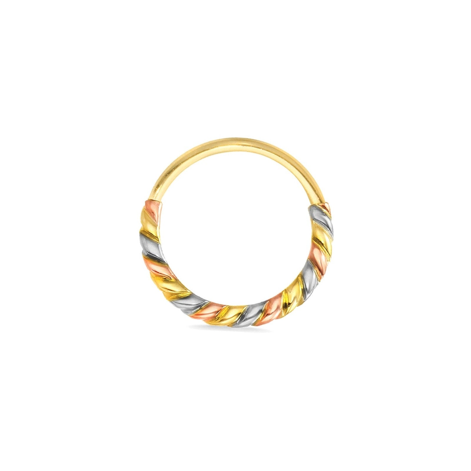3 Color Twisted Seamless Ring — NorVoch