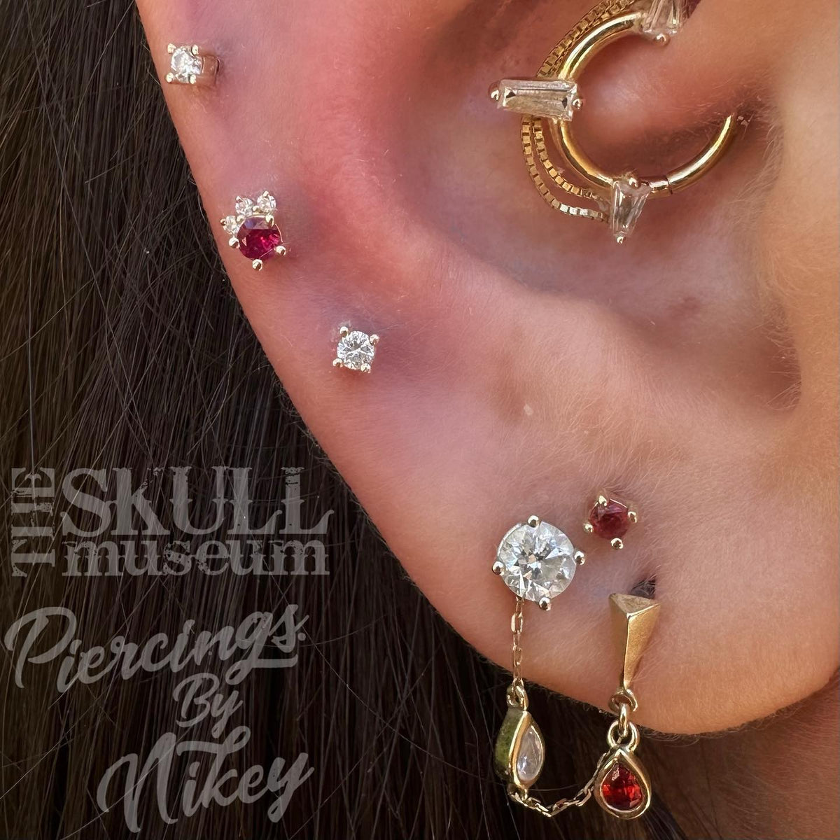 Prong Gem with Ruby - Buddha Jewelry