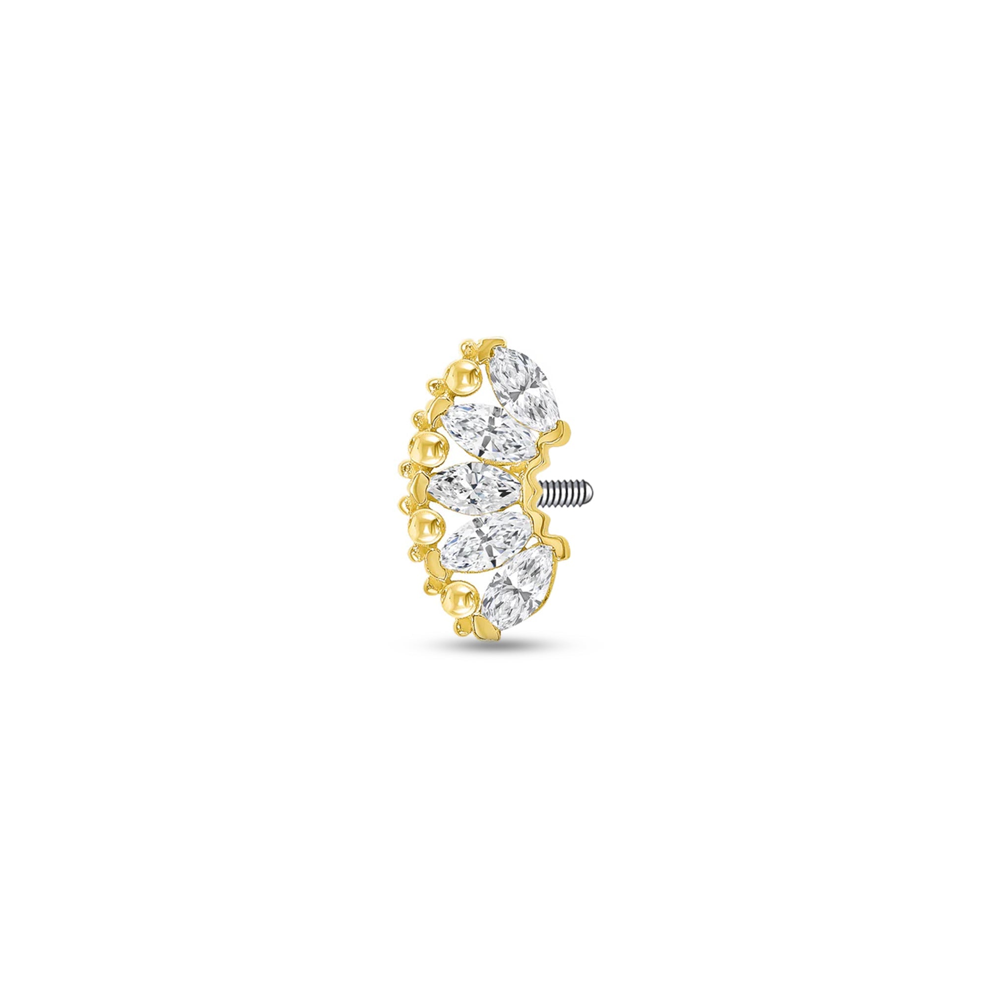Marquise Beauty Side Pin — NorVoch