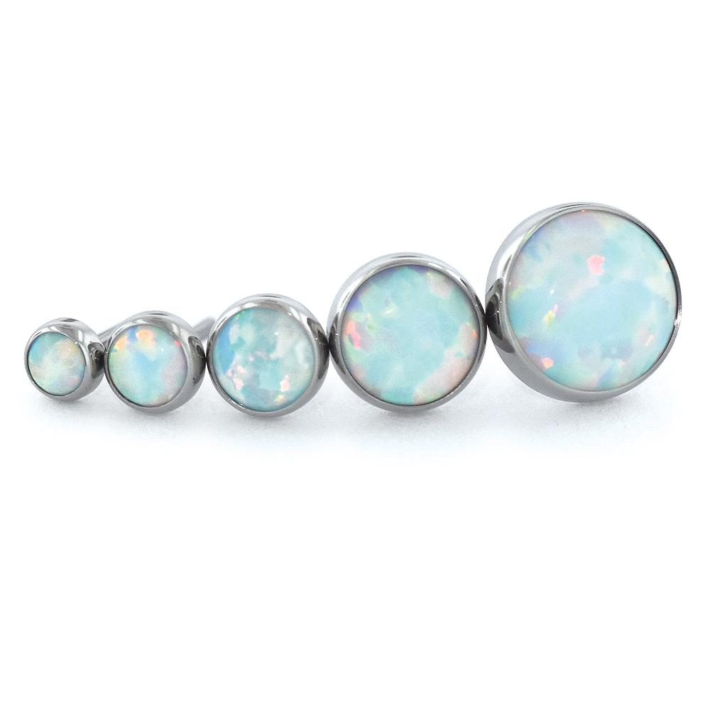 Titanium Bezel Set Cabochon 5.0mm — Neometal